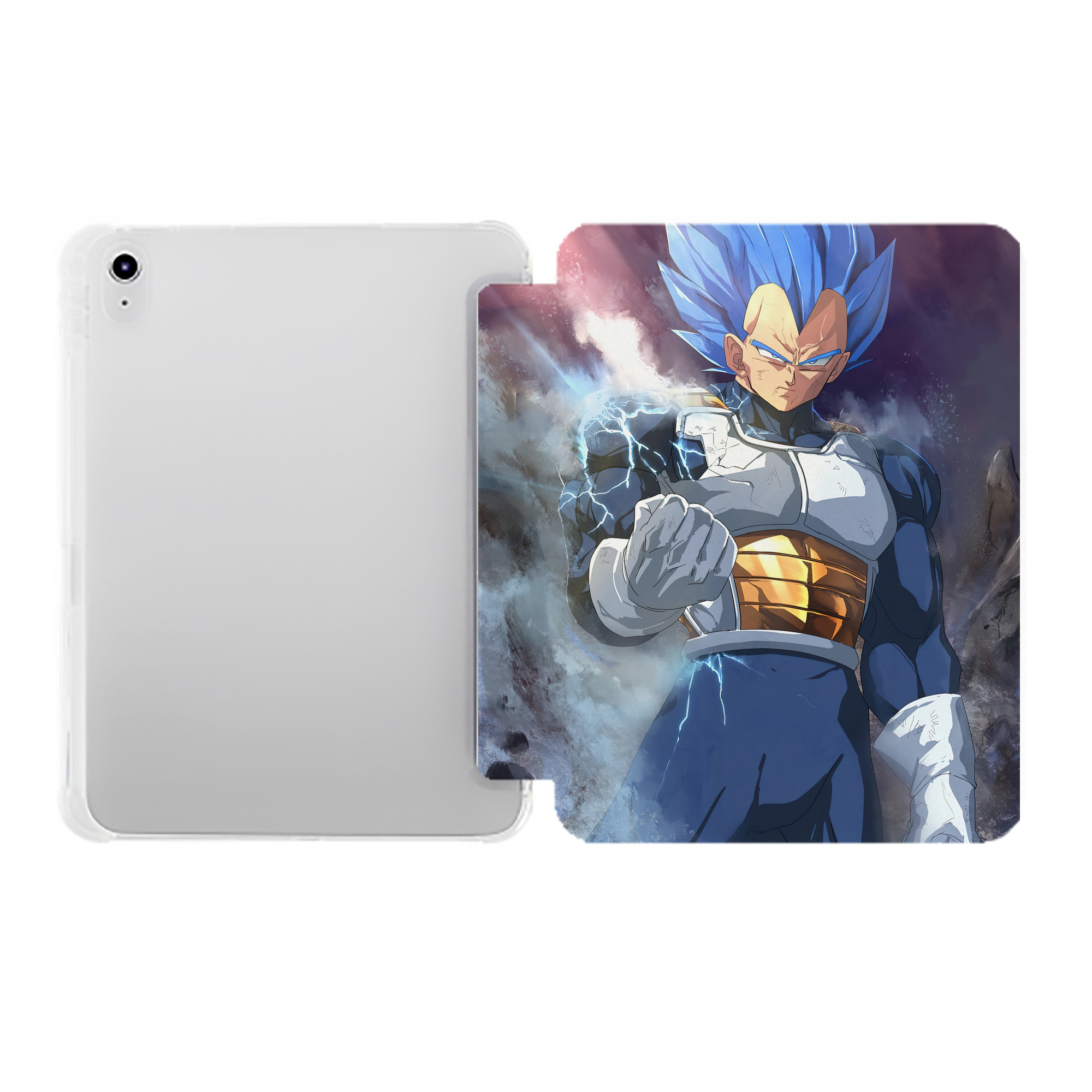 （画像用） ドラゴンボール DRAGON BALL IPad ケース ペン収納付き 三つ折りスタンド PUレザー×シリコン 対応機種9.5/10.5/10.9インチ